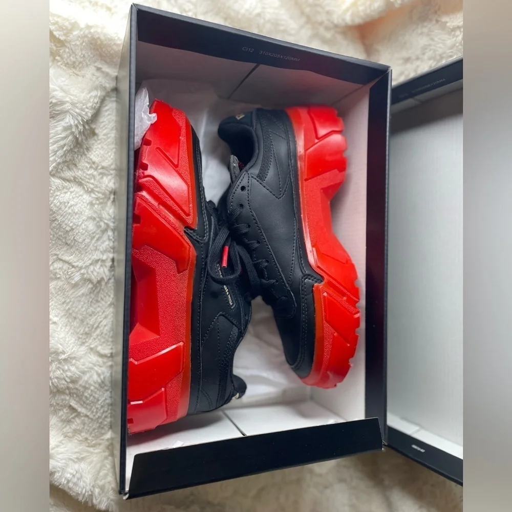Reebok Cardi B x Club C Black Vector Red size 4